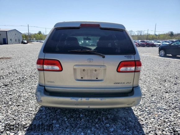 2002 Toyota Sienna LE with VIN 4T3ZF13C62U478035, listed as a Copart auction lot 54890375 with 123,861 mi miles and Clean Title. Bid and sale history available at carsss.com. Image 6.