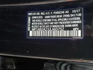 2018 Porsche Cayenne S z VIN WP1AB2A23JLA60752, wystawiony jako Copart lot #44623825 z przebiegiem 86 605 mil mil oraz Szkoda całkowita • Salvage title. Historia ofert i sprzedaży dostępna na DreamBid. Obrazek 13.
