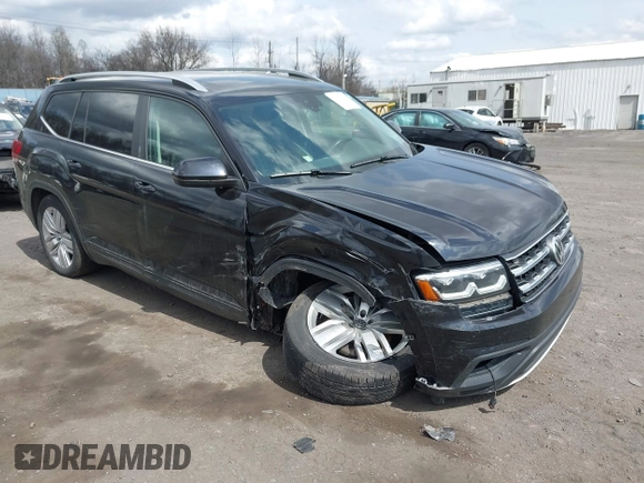 2019 Volkswagen Atlas SE z VIN 1V2UR2CA6KC580992, wystawiony jako IAAI lot #41902265 z przebiegiem 63 233 mil mil oraz . Historia ofert i sprzedaży dostępna na DreamBid. Obrazek 1.