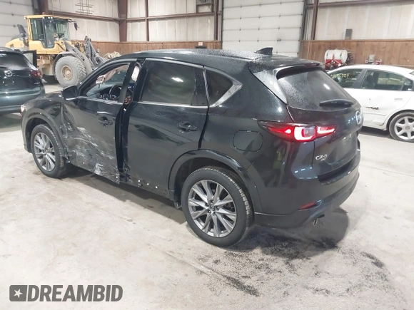 2024 Mazda CX-5 2.5 S Premium Package with VIN JM3KFBDMXR0351289, listed as a IAAI auction lot 41657792 with 22,260 mi miles. Bid and sale history available at carsss.com. Image 3.