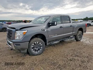 2024 Nissan Titan SV z VIN 1N6AA1FB2RN116782, wystawiony jako Copart lot #60280545 z przebiegiem 29 795 mil mil oraz Szkoda całkowita • Salvage title. Historia ofert i sprzedaży dostępna na DreamBid. Obrazek 1.