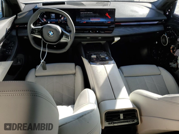 2024 BMW 5 Series 530i with VIN WBA43FJ01RCP88936, listed as a Copart auction lot 82317654 with 9,738 mi miles and Salvage Title. Bid and sale history available at carsss.com. Image 8.