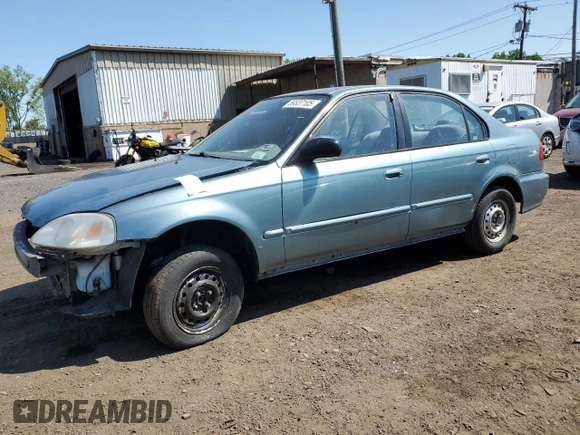 2000 Honda Civic VP z VIN 2HGEJ6615YH570557, wystawiony jako Copart lot #59337105 z przebiegiem 120 163 mil mil oraz Szkoda całkowita • Salvage title. Historia ofert i sprzedaży dostępna na DreamBid. Obrazek 1.
