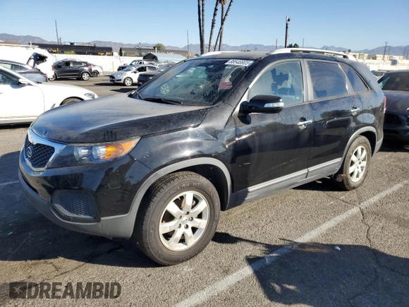 2012 Kia Sorento LX with VIN 5XYKT4A22CG281174, listed as a Copart auction lot 88546905 with Not Provided miles and Clean Title. Bid and sale history available at carsss.com. Image 1.