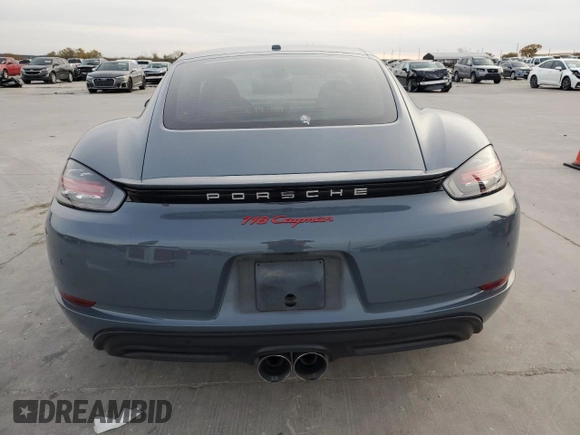 2018 Porsche 718 Cayman z VIN WP0AA2A89JK262316, wystawiony jako Copart lot #85058764 z przebiegiem Nie podano mil oraz Szkoda całkowita • Salvage title. Historia ofert i sprzedaży dostępna na DreamBid. Obrazek 6.