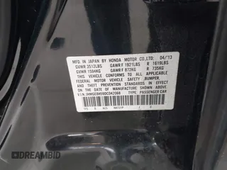 2013 Honda Fit Sport с VIN JHMGE8H59DC042068, выставлен на аукционе IAAI как лот 41803884 с пробегом 128 223 миль миль и . История ставок и продаж доступна на DreamBid. Изображение 9.