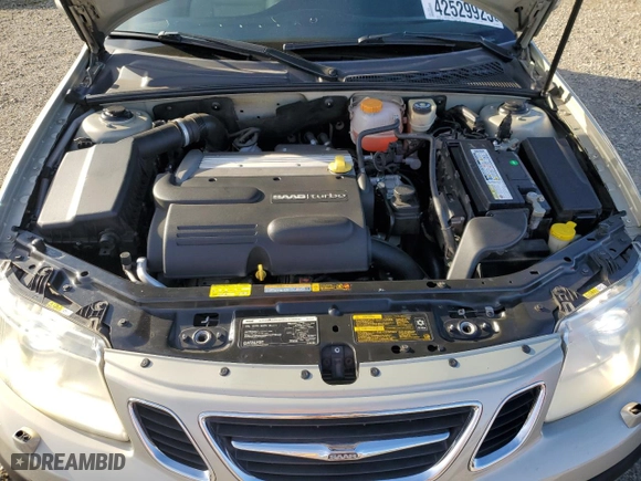 2005 Saab 9-3 Arc with VIN YS3FD79Y556002095, listed as a Copart auction lot 42529925 with NaN miles and Salvage Title. Bid and sale history available at carsss.com. Image 11.