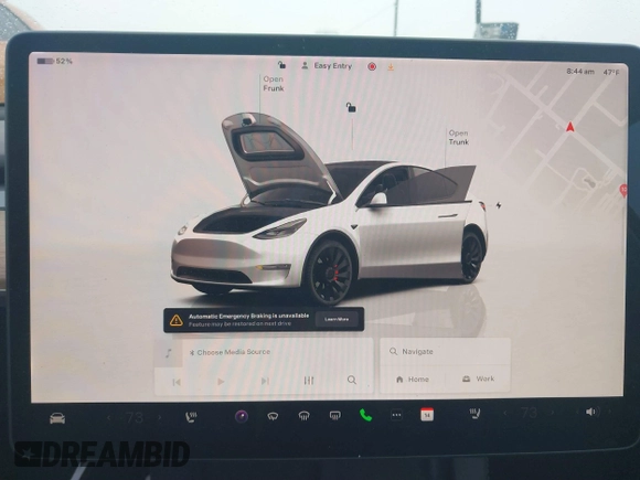 2022 Tesla Model Y Performance with VIN 7SAYGDEF0NF400560, listed as a IAAI auction lot 41783912 with 36,513 mi miles and . Bid and sale history available at DreamBid. Image 18.