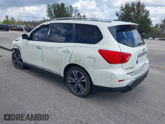 2017 Nissan Pathfinder S with VIN 5N1DR2MN7HC648384, listed as a IAAI auction lot 41863779 with 72,710 mi miles and . Bid and sale history available at DreamBid. Image 3.