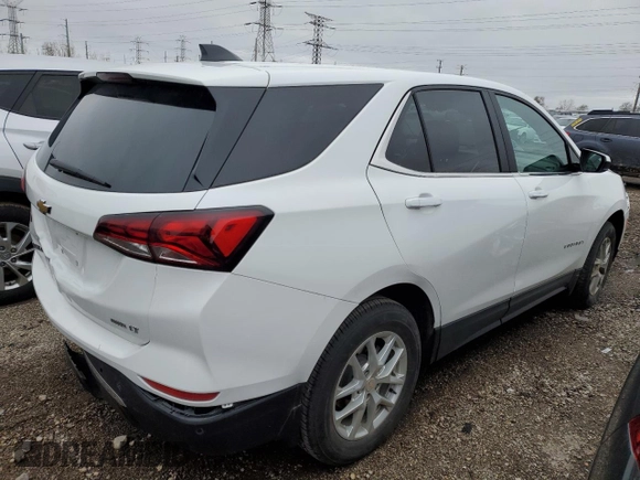 2023 Chevrolet Equinox LT with VIN 3GNAXTEG8PS166168, listed as a Copart auction lot 52939185 with 24,356 mi miles and Non repairable. Bid and sale history available at DreamBid. Image 3.