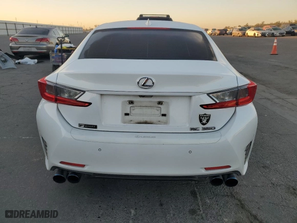 2015 Lexus RC 350 with VIN JTHHE5BC8F5004039, listed as a Copart auction lot 76385284 with 121,035 mi miles and Salvage Title. Bid and sale history available at carsss.com. Image 6.