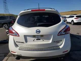 2013 Nissan Murano SV with VIN JN8AZ1MWXDW310047, listed as a Copart auction lot 69768364 with 69,999 mi miles and Salvage Title. Bid and sale history available at carsss.com. Image 6.