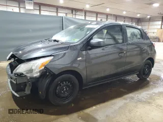 2024 Mitsubishi Mirage ES z VIN ML32AUHJ5RH029148, wystawiony jako Copart lot #59960215 z przebiegiem 15 681 mil mil oraz Czysty tytuł • Clean title. Historia ofert i sprzedaży dostępna na DreamBid. Obrazek 1.