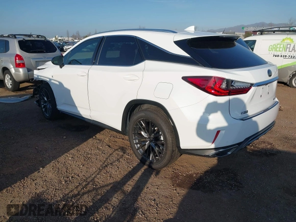 2017 Lexus RX with VIN 2T2BZMCA8HC127537, listed as a IAAI auction lot 41630259 with 37,033 mi miles. Bid and sale history available at carsss.com. Image 3.