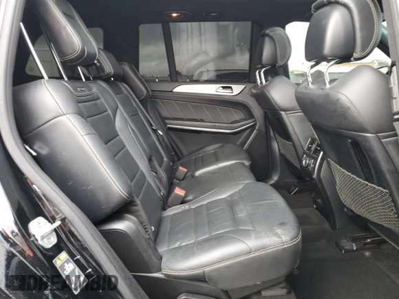 2017 Mercedes-Benz GLS with VIN 4JGDF7FE6HA747406, listed as a Copart auction lot 86595384 with 40,453 mi miles and Salvage Title. Bid and sale history available at carsss.com. Image 11.