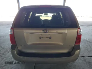 2006 Kia Sedona LX with VIN KNDMB233166051719, listed as a Copart auction lot 77015224 with 138,398 mi miles and Clean Title. Bid and sale history available at carsss.com. Image 6.