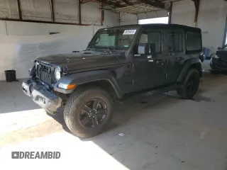 2021 Jeep Wrangler Unlimited Sport S with VIN 1C4HJXDG3MW544043, listed as a Copart auction lot 56559015 with 84,344 mi miles and Salvage title. Bid and sale history available at DreamBid. Image 1.