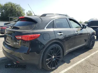 2017 Infiniti QX70 с VIN JN8CS1MW2HM410299, выставлен на аукционе Copart как лот 58399175 с пробегом Не указан миль и Списание • Salvage title. История ставок и продаж доступна на DreamBid. Изображение 3.