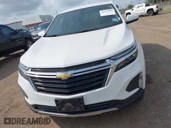 2023 Chevrolet Equinox LT with VIN 3GNAXTEGXPL245156, listed as a IAAI auction lot 42175866 with 32,609 mi miles and . Bid and sale history available at DreamBid. Image 12.