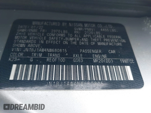 2022 Nissan Rogue S z VIN JN1BJ1AW4NW680815, wystawiony jako IAAI lot #41362843 z przebiegiem 13 248 mil mil oraz . Historia ofert i sprzedaży dostępna na DreamBid. Obrazek 9.