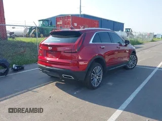 2025 Cadillac XT4 AWD Premium Luxury with VIN 1GYFZDR42SF118428, listed as a IAAI auction lot 42376074 with 13,758 mi miles and . Bid and sale history available at DreamBid. Image 4.