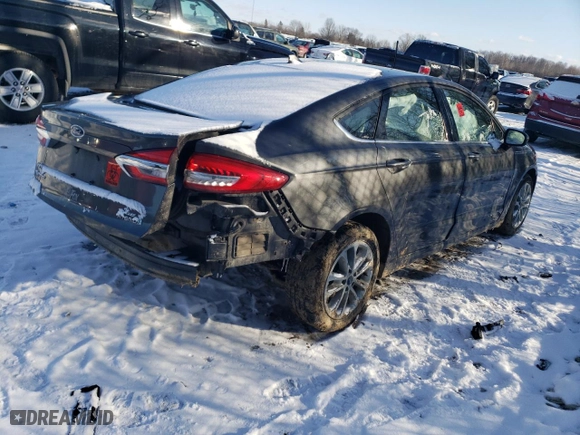 2019 Ford Fusion Hybrid SE with VIN 3FA6P0LU6KR168092, listed as a Copart auction lot 46120895 with 0 mi miles and Salvage Title. Bid and sale history available at carsss.com. Image 3.