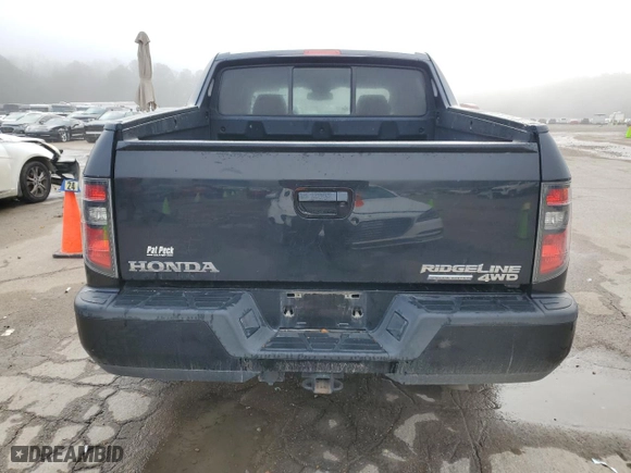2014 Honda Ridgeline SE with VIN 5FPYK1F60EB007819, listed as a Copart auction lot 41853715 with 90,661 mi miles and Salvage Title. Bid and sale history available at carsss.com. Image 6.