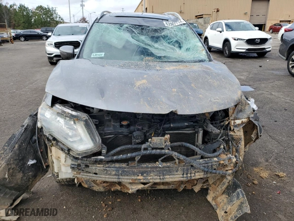2017 Nissan Rogue SV with VIN 5N1AT2MT6HC844805, listed as a Copart auction lot 83507734 with 148,846 mi miles and Salvage Title. Bid and sale history available at carsss.com. Image 5.