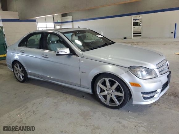 2012 Mercedes-Benz C-Class C 250 Sport with VIN WDDGF4HB6CR197465, listed as a Copart auction lot 48923855 with 147,467 mi miles and Salvage Title. Bid and sale history available at carsss.com. Image 4.