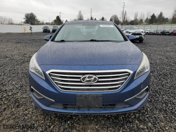 2017 Hyundai Sonata 2.4L with VIN 5NPE24AF6HH456173, listed as a Copart auction lot 45333625 with 130,158 mi miles and Salvage Title. Bid and sale history available at carsss.com. Image 5.