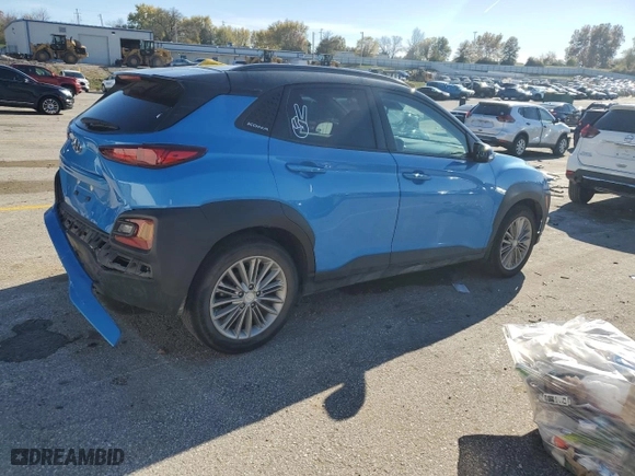 2020 Hyundai Kona SEL with VIN KM8K22AA9LU409810, listed as a Copart auction lot 79215804 with 52,109 mi miles and Salvage Title. Bid and sale history available at carsss.com. Image 3.