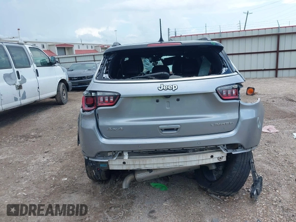 2024 Jeep Compass Limited с VIN 3C4NJDCN0RT610787, выставлен на аукционе IAAI как лот 42506705 с пробегом 54 843 миль миль и . История ставок и продаж доступна на DreamBid. Изображение 16.