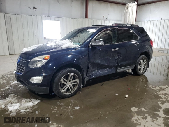 2016 Chevrolet Equinox LTZ with VIN 2GNFLGE38G6261334, listed as a Copart auction lot 45798455 with 84,764 mi miles and Salvage Title. Bid and sale history available at carsss.com. Image 1.
