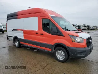 2022 Ford Transit Cargo with VIN 1FTBW3X89NKA31604, listed as a Copart auction lot 43710745 with 52,329 mi miles and Salvage title. Bid and sale history available at DreamBid. Image 4.