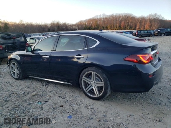 2017 Infiniti Q70 3.7 with VIN JN1BY1PR8HM210249, listed as a Copart auction lot 81218354 with 161,419 mi miles and Salvage title. Bid and sale history available at DreamBid. Image 2.