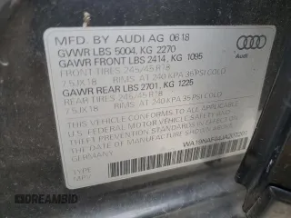 2018 Audi allroad Prestige with VIN WA19NAF44JA207201, listed as a Copart auction lot 44395125 with 104,060 mi miles and Clean Title. Bid and sale history available at carsss.com. Image 12.