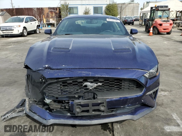 2020 Ford Mustang EcoBoost with VIN 1FA6P8TH6L5130481, listed as a Copart auction lot 47137745 with 56,408 mi miles and Salvage Title. Bid and sale history available at carsss.com. Image 5.