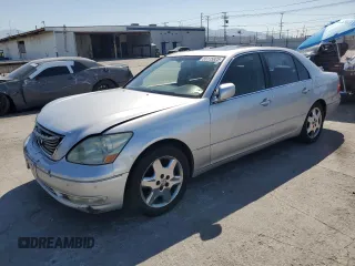 2004 Lexus LS 430 with VIN JTHBN36F240156231, listed as a Copart auction lot 55115825 with 233,658 mi miles and Salvage Title. Bid and sale history available at carsss.com. Image 1.
