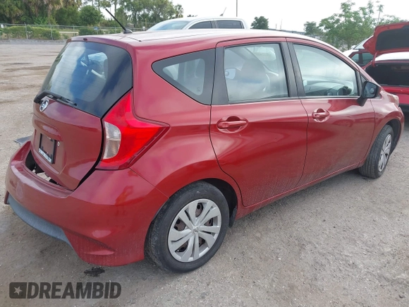 2017 Nissan Note S Plus z VIN 3N1CE2CP0HL367744, wystawiony jako IAAI lot #42144940 z przebiegiem 131 780 mil mil oraz . Historia ofert i sprzedaży dostępna na DreamBid. Obrazek 4.