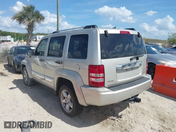 2008 Jeep Liberty Limited with VIN 1J8GP58K58W280450, listed as a IAAI auction lot 41958466 with 215,881 mi miles and . Bid and sale history available at carsss.com. Image 3.