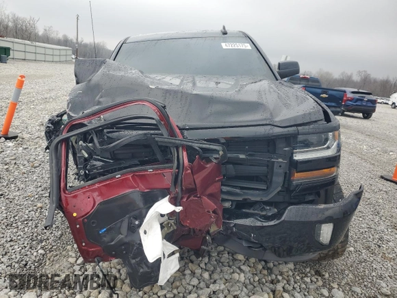 2018 Chevrolet Silverado 1500 LT with VIN 1GCVKREC0JZ216189, listed as a Copart auction lot 47225175 with Not Provided miles and Salvage Title. Bid and sale history available at DreamBid. Image 5.
