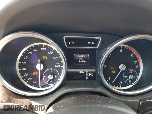2013 Mercedes-Benz M 350 with VIN 4JGDA2EB2DA217534, listed as a Copart auction lot 45666705 with 191,679 mi miles and Salvage Title. Bid and sale history available at carsss.com. Image 9.