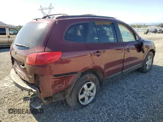 2007 Hyundai Santa Fe GLS with VIN 5NMSG13D37H005471, listed as a Copart auction lot 58399085 with 194,449 mi miles and Non repairable. Bid and sale history available at DreamBid. Image 3.