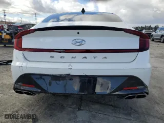 2021 Hyundai Sonata N Line with VIN 5NPEK4JC6MH117610, listed as a Copart auction lot 45111815 with 40,506 mi miles and Salvage Title. Bid and sale history available at carsss.com. Image 6.