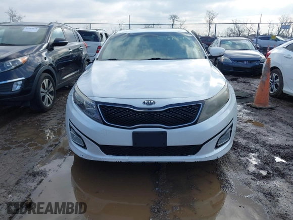 2015 Kia Optima LX with VIN KNAGM4A75F5644401, listed as a IAAI auction lot 41672679 with 217,636 mi miles. Bid and sale history available at carsss.com. Image 12.