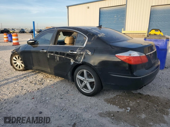 2009 Hyundai Genesis with VIN KMHGC46E19U020470, listed as a Copart auction lot 68014994 with 181,643 mi miles and Salvage Title. Bid and sale history available at carsss.com. Image 2.