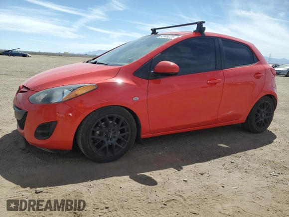 2014 Mazda 2 Sport with VIN JM1DE1KZXE0175643, listed as a Copart auction lot 52998225 with 196,051 mi miles and Salvage Title. Bid and sale history available at carsss.com. Image 1.