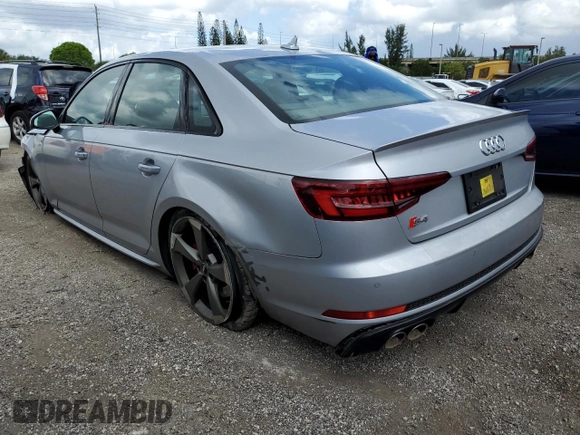 2018 Audi S4 Premium Plus with VIN WAUB4AF42JA147104, listed as a Copart auction lot 48864743 with 42,937 mi miles. Bid and sale history available at carsss.com. Image 2.