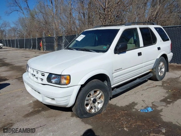 2002 Isuzu Rodeo with VIN 4S2DM58W624304459, listed as a IAAI auction lot 41853398 with 169,313 mi miles. Bid and sale history available at carsss.com. Image 2.