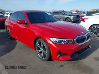 2022 BMW 3 Series 330i with VIN 3MW5R1J09N8C52274, listed as a IAAI auction lot 42052851 with 30,897 mi miles. Bid and sale history available at carsss.com. Image 1.
